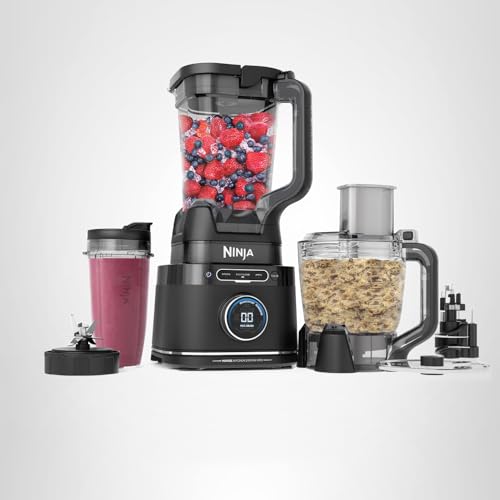 Ninja blender + processor combo, 1800W, 8-cup bowl, BlendSense tech