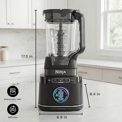 Ninja blender + processor combo, 1800W, 8-cup bowl, BlendSense tech