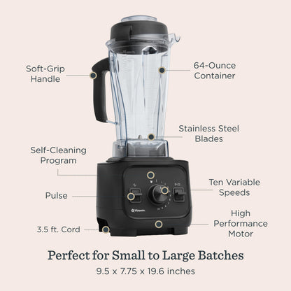 Vitamix VX1 blender, 64oz, 10-speed, self-cleaning, pro kitchen blender