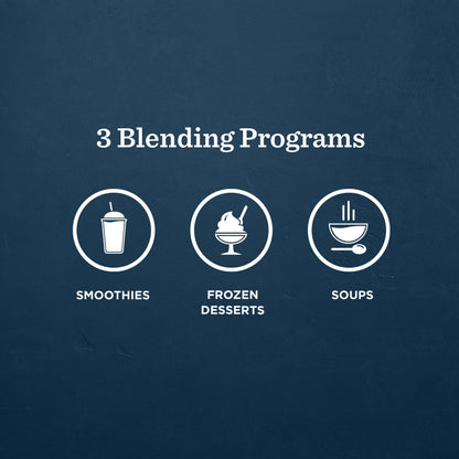 Vitamix Ascent X3 blender, 3 programs, 48oz, self-cleaning, shadow black