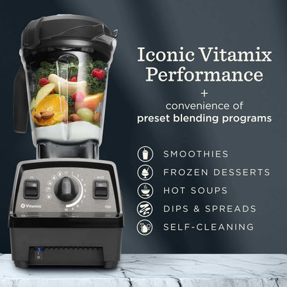 Vitamix Propel 750 blender, 4 programs, 64oz, self-cleaning, pro grade