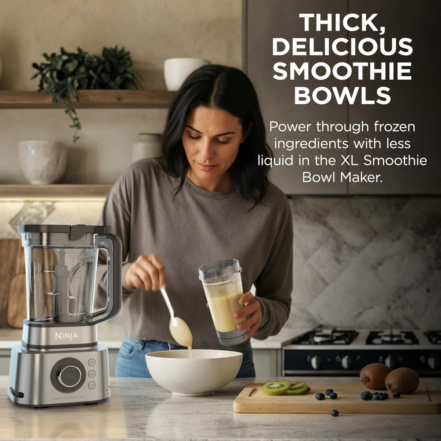 Ninja Foodi blender system, 72oz, 6 functions, smoothie & food processor combo