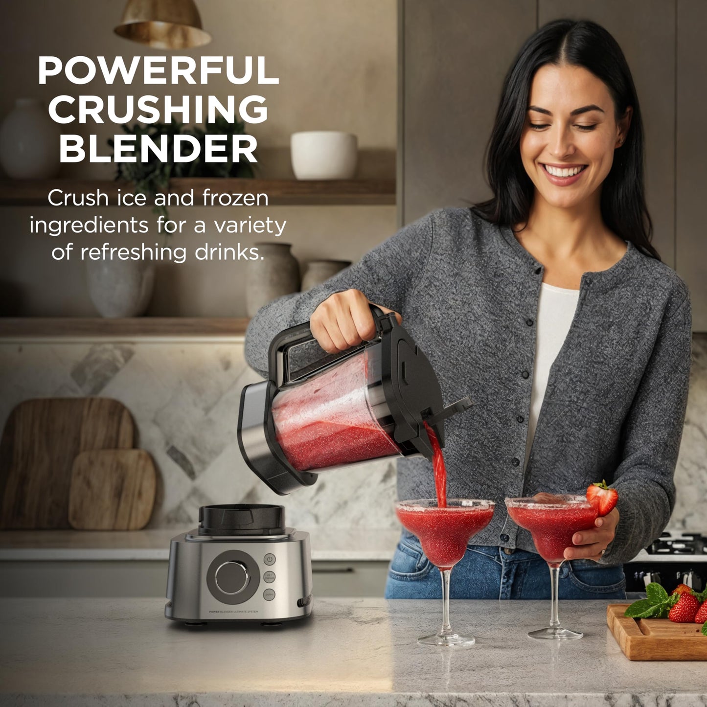 Ninja Foodi blender system, 72oz, 6 functions, smoothie & food processor combo