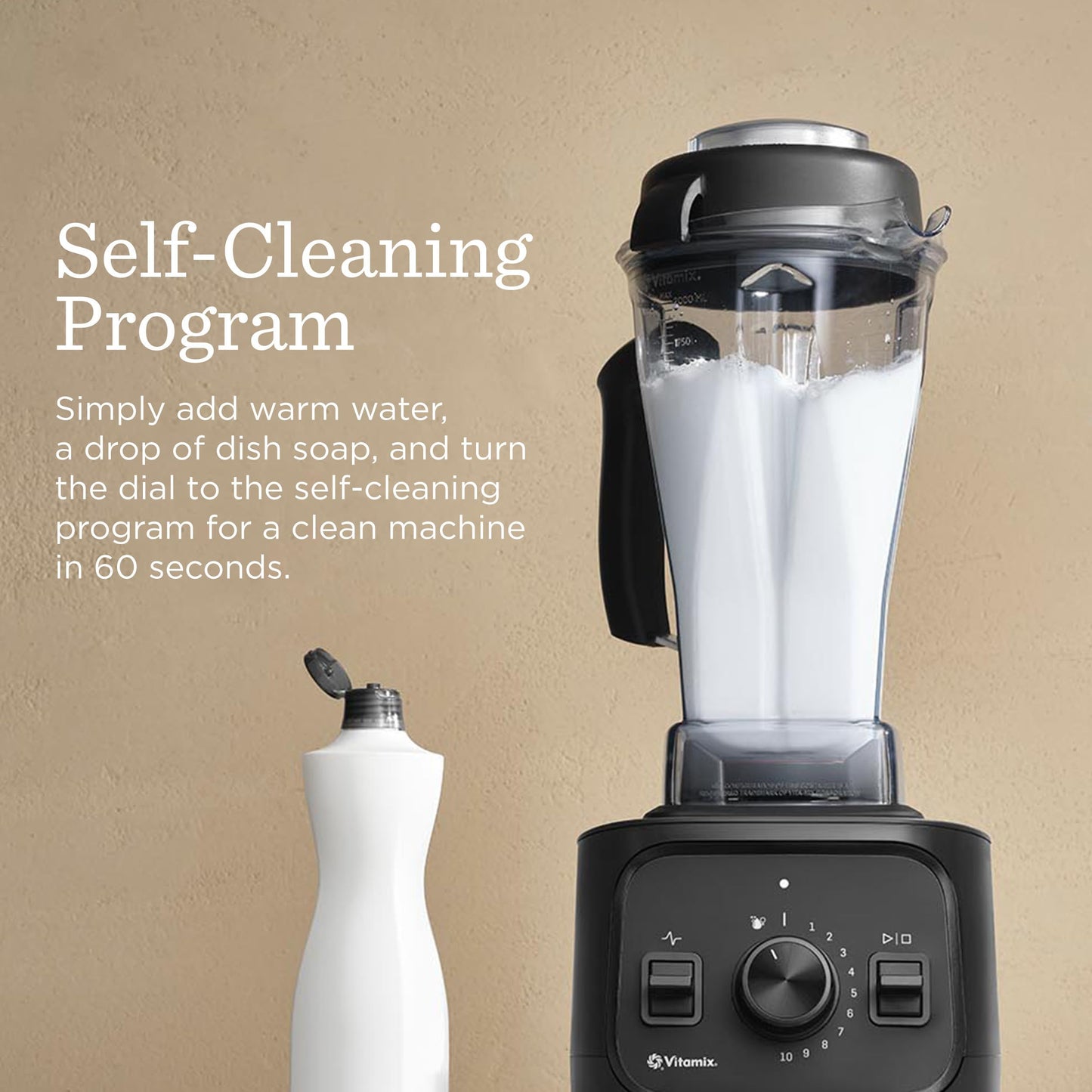 Vitamix VX1 blender, 64oz, 10-speed, self-cleaning, pro kitchen blender